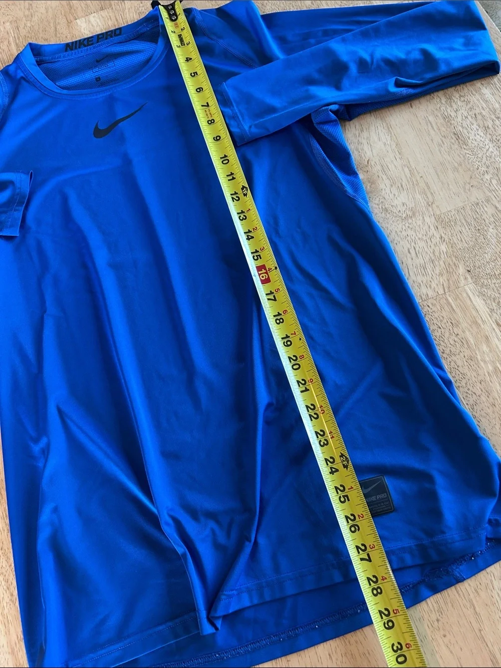 Nike Men's Long Sleeve Performance Top - Bright Blue